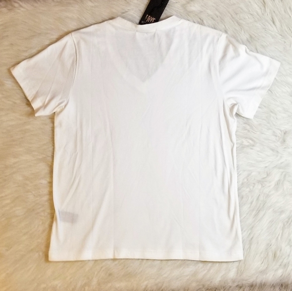 FRYE Logo Vneck T Shirt - Picture 4 of 9